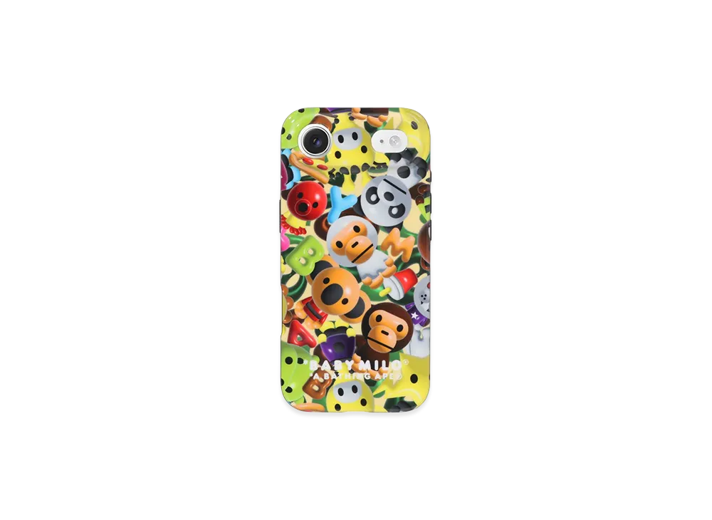 A BATHING APE 3D Milo All Friends Iphone 17 Air Case "Multi"
