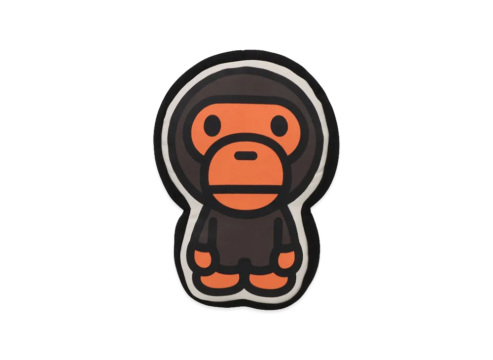 A BATHING APE Baby Milo Friends Cushion "Brown"