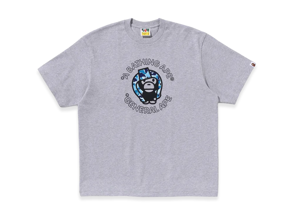 A BATHING APE ABC Camo Baby Milo Relaxed Fit Tee "Gray"