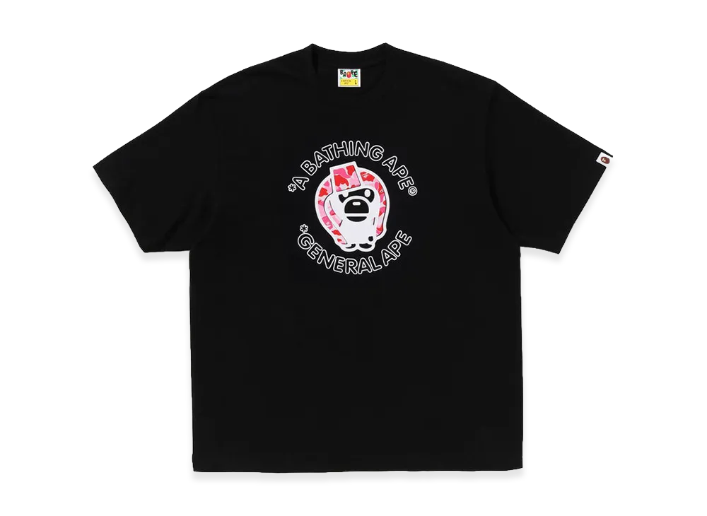 A BATHING APE ABC Camo Baby Milo Relaxed Fit Tee "Black"