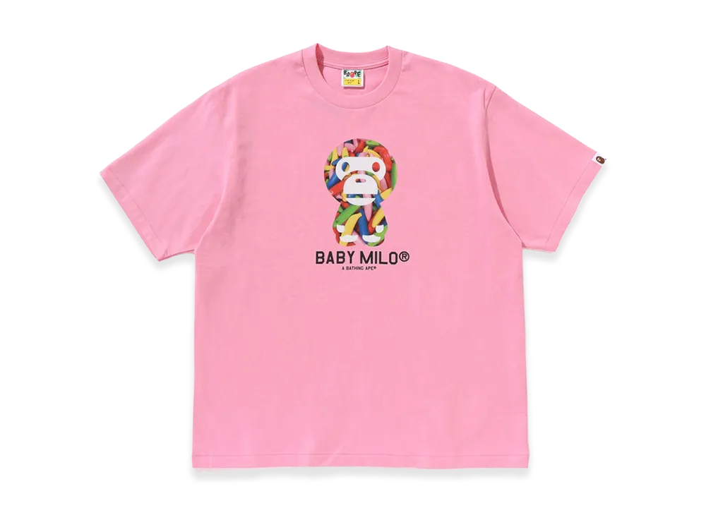 A BATHING APE Banana Baby Milorelaxed Fit Tee "Pink"