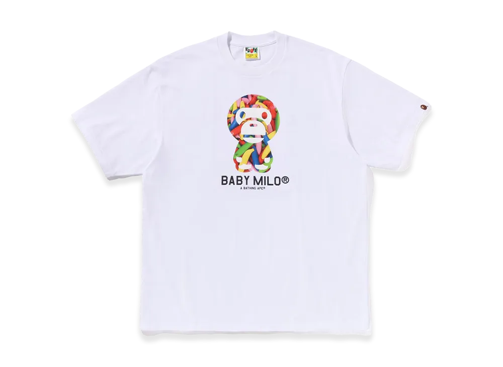 A BATHING APE Banana Baby Milorelaxed Fit Tee "White"