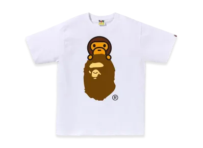 A BATHING APE Milo On Ape Head Tee "White"