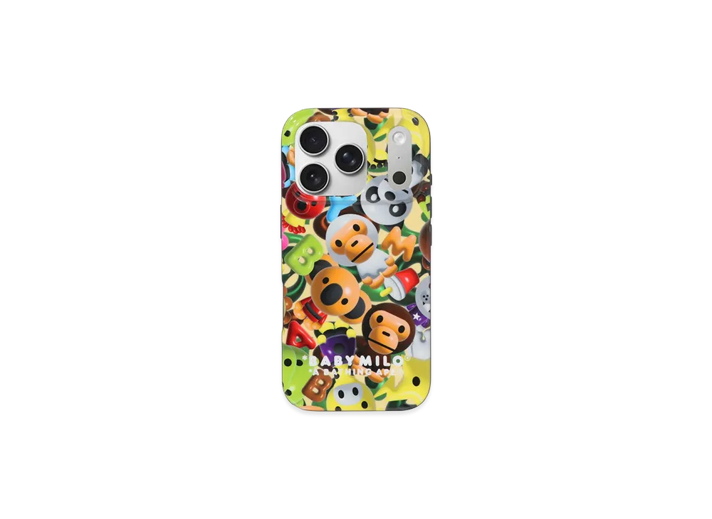 A BATHING APE 3D Milo All Friends iPhone 17 Pro Case "Multi"
