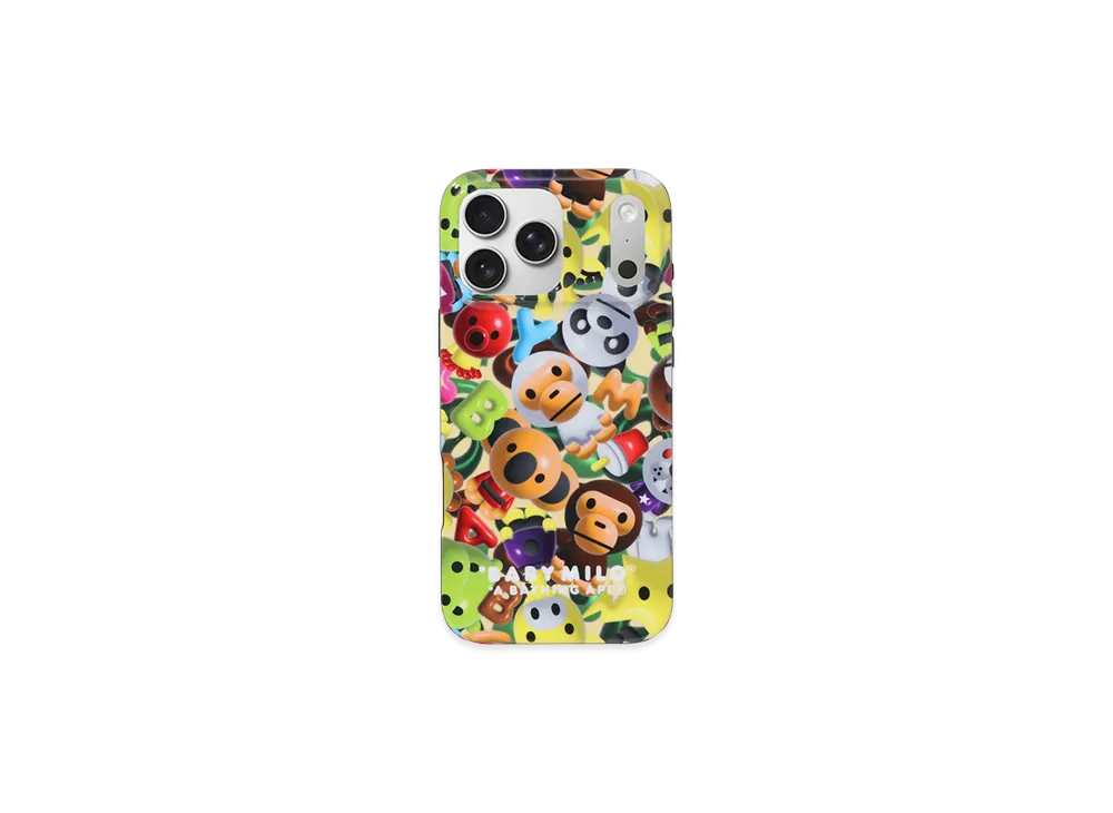A BATHING APE 3D Milo All Friends iPhone 17 Pro Max Case "Multi"