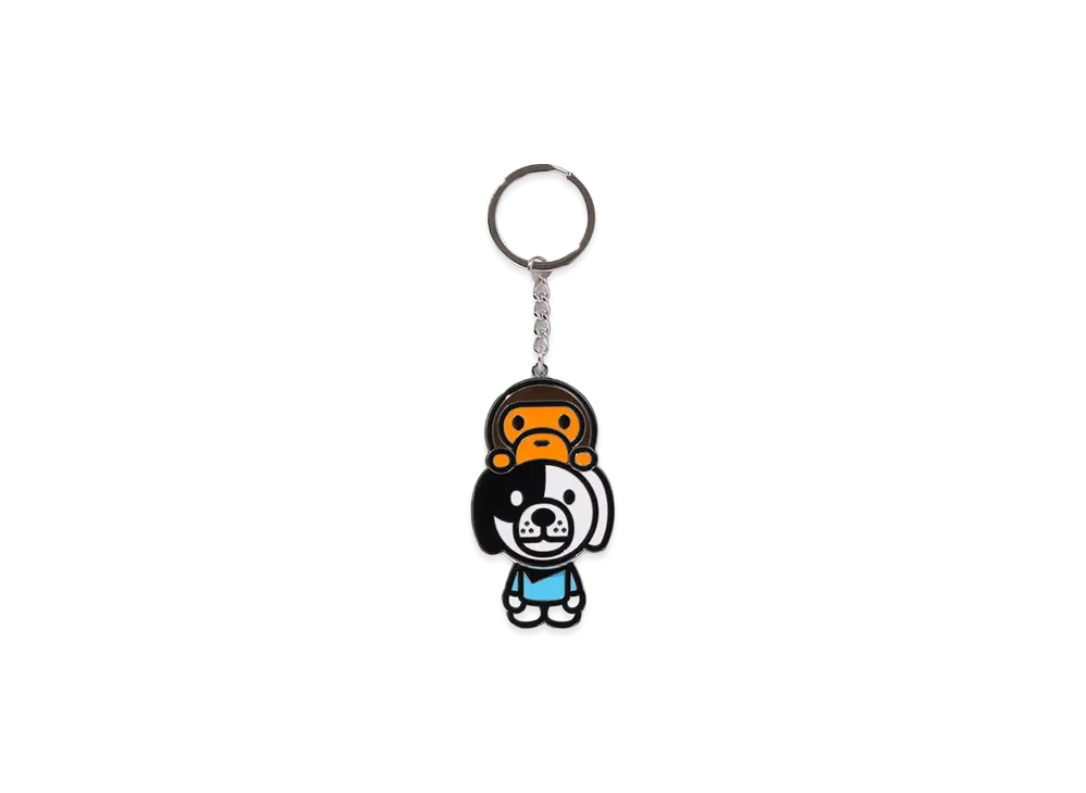 A BATHING APE Baby Milo On Doggykey Chain "Multi"