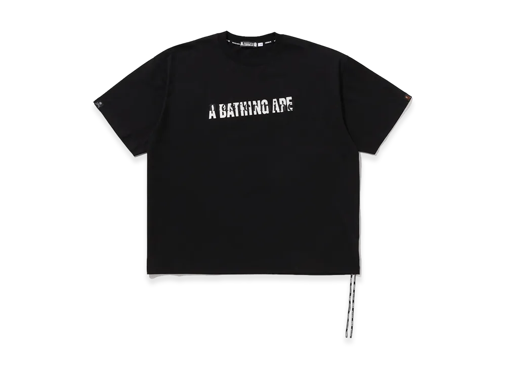 A BATHING APE x mastermind JAPAN Logo Relaxed Fit Tee M 18th "Black"