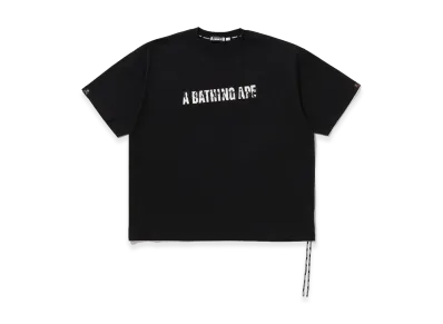 A BATHING APE x mastermind JAPAN Logo Relaxed Fit Tee M 18th "Black"