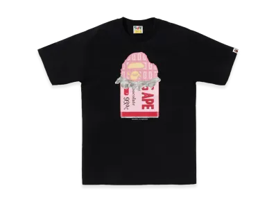 A BATHING APE Chocolate Bar Ape Head Tee "Black"