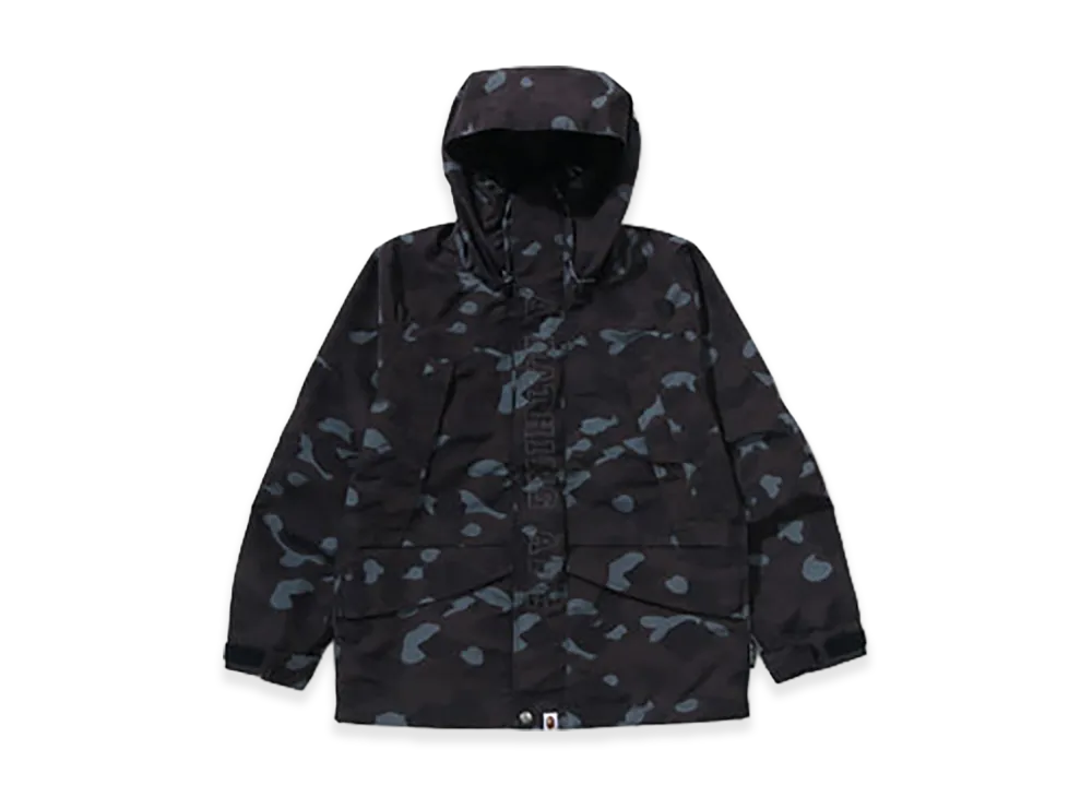 A BATHING APE Color Camo Snowboard Jacket "Black"