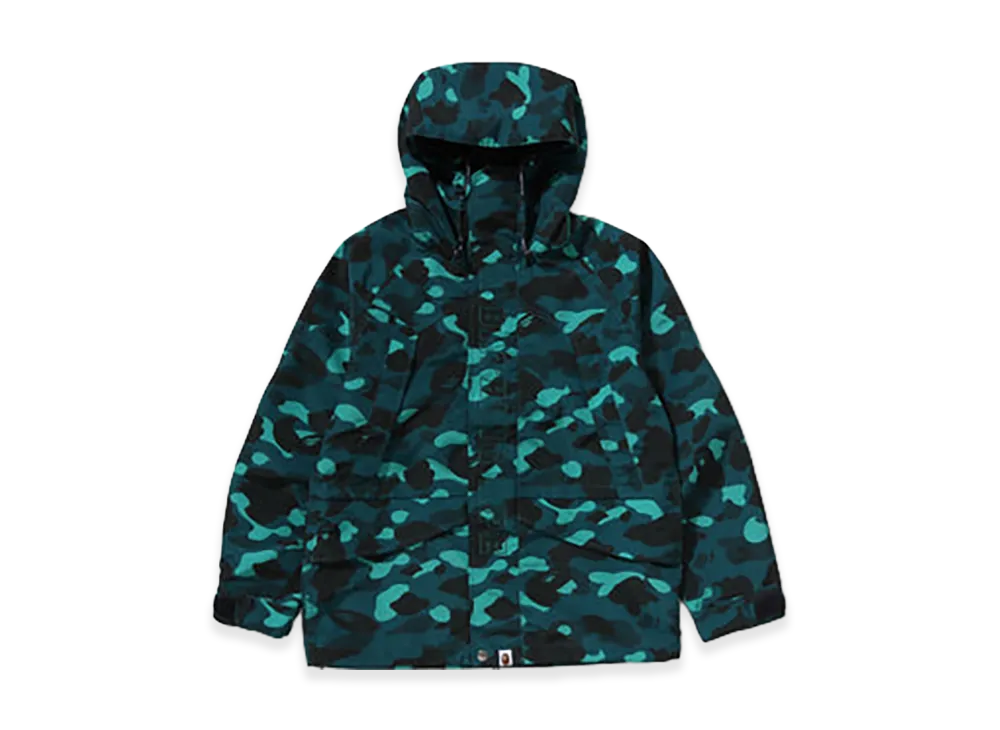 A BATHING APE Color Camo Snowboard Jacket "Green"
