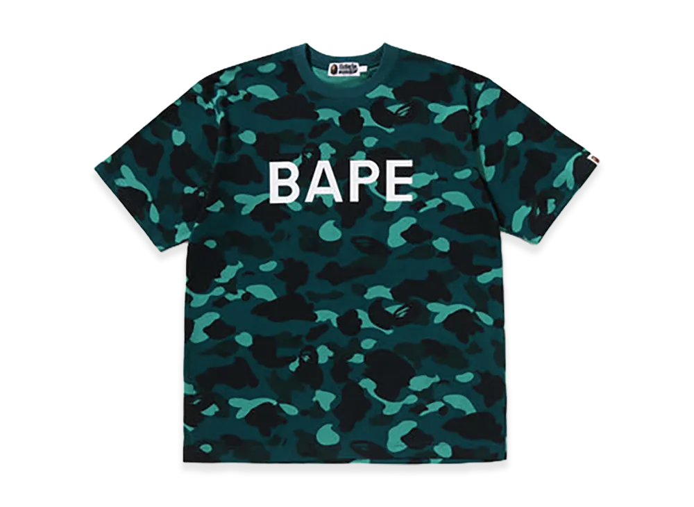 A BATHING APE Color Camo Bape Relaxed Fit Tee "Green"