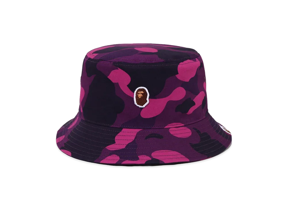A BATHING APE Color Camo Bucket Hat "Purple"