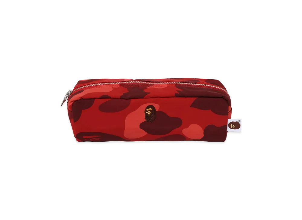 A BATHING APE Color Camo Flight Pouch "Red"