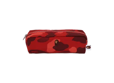 A BATHING APE Color Camo Flight Pouch "Red"