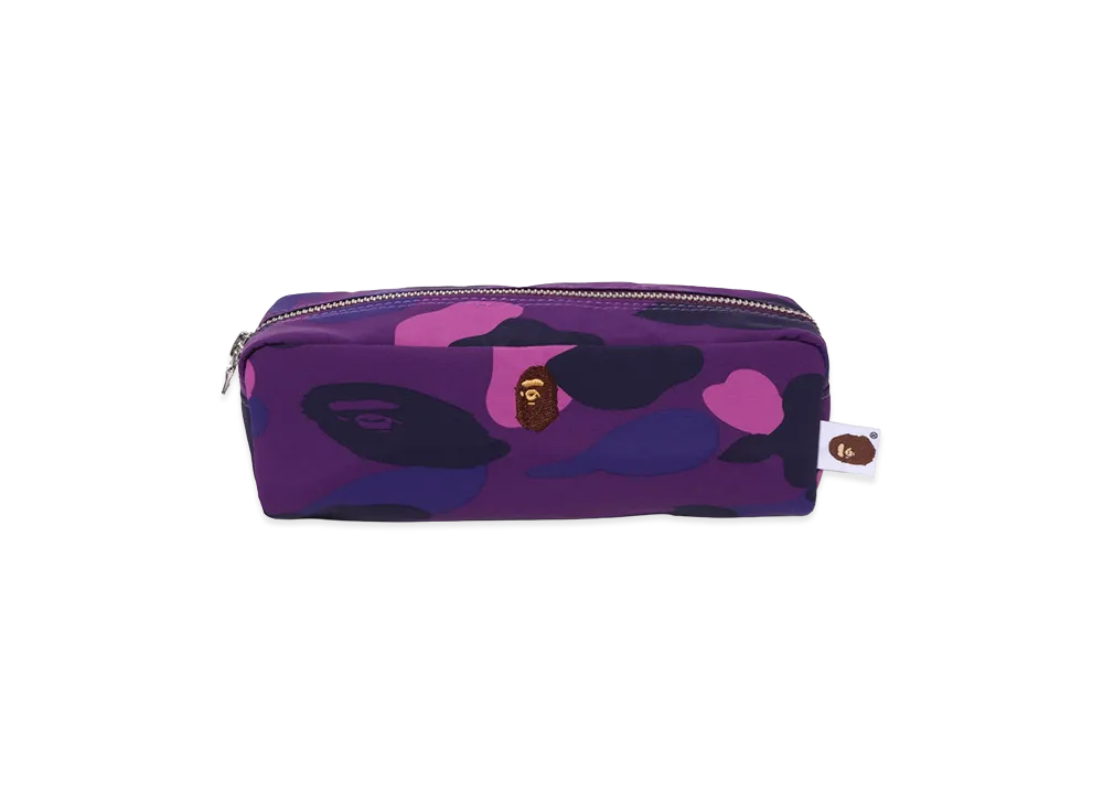 A BATHING APE Color Camo Flight Pouch "Purple"