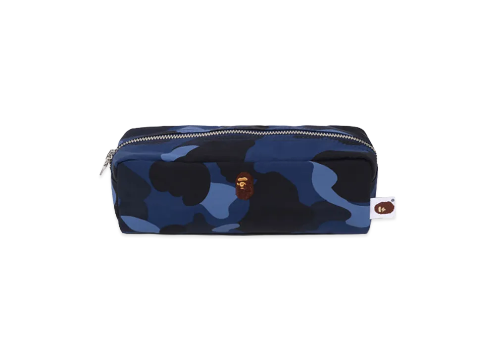A BATHING APE Color Camo Flight Pouch "Navy"