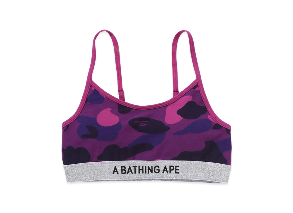 A BATHING APE Color Camo A Bathing Ape Sport Bra "Purple"