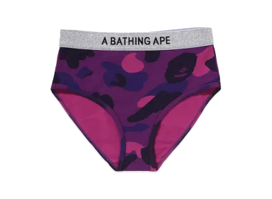 A BATHING APE Color Camo Shorts "Purple"