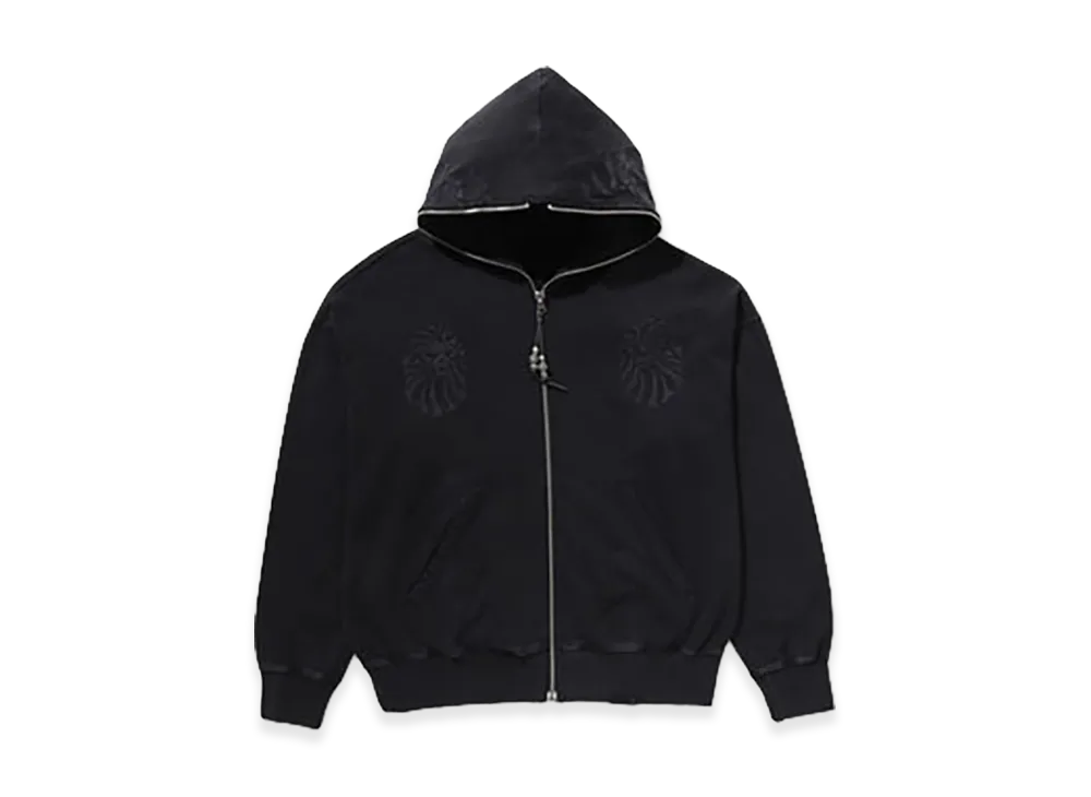 A BATHING APE Dual Mad Face Washed Hoodie "Black"