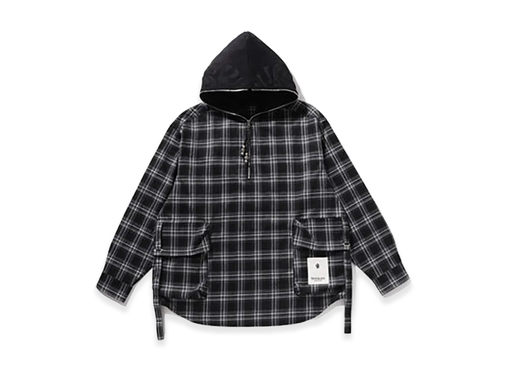 A BATHING APE Grunge Checker Shirt "Black"