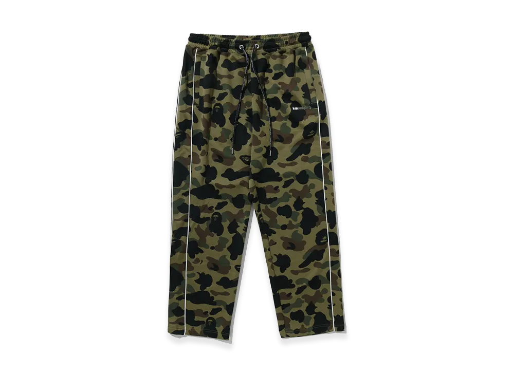 A BATHING APE A Bathing Ape Logo Relaxed Fit Track Sweatpants "Green"