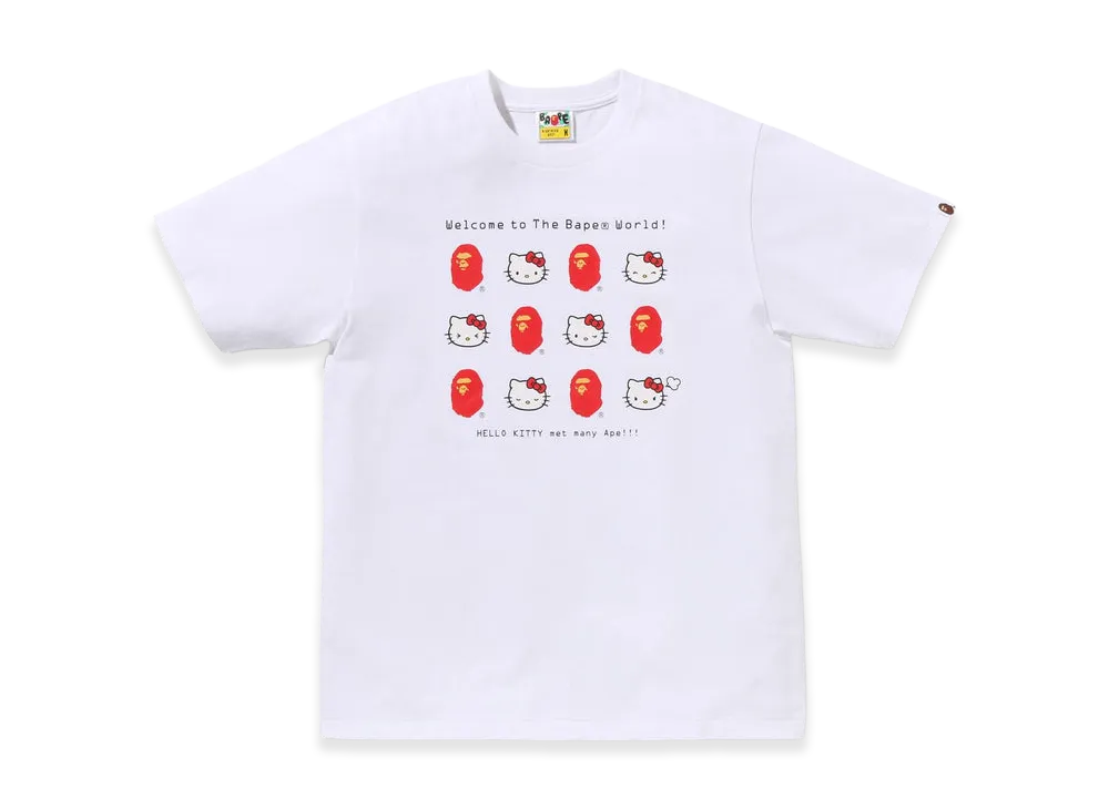 A BATHING APE x Hello Kitty Ladies Tee "White"