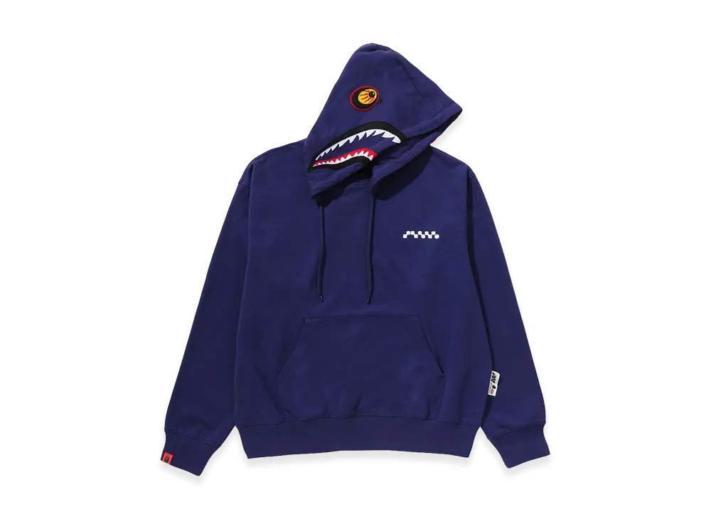 A BATHING APE x KAZUKI KURAISHI Afterhood Shark Hoodie "Purple"