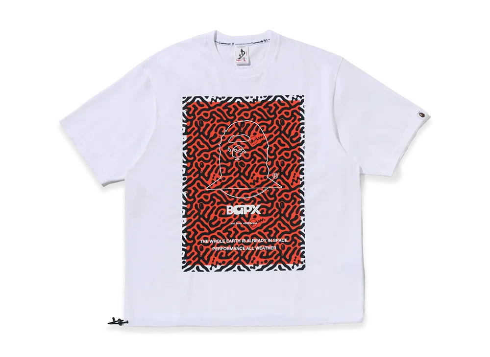 A BATHING APE x KAZUKI KURAISHI Maze S/S Tee "White"