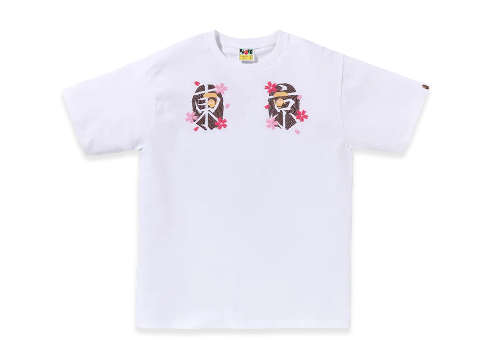 A BATHING APE Sakura Souvenir Tee "White"