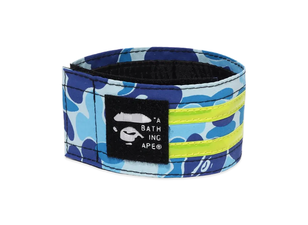 A BATHING APE ABC Camo Reflective Ankle Band "Blue"