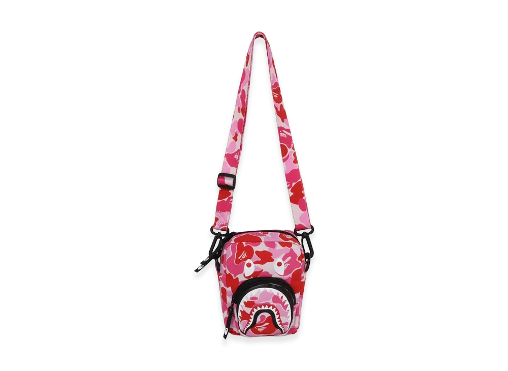 A BATHING APE ABC Camo Shark Mini Bag "Pink"