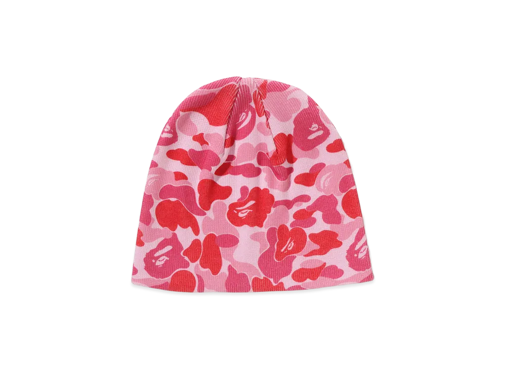 A BATHING APE Women's ABC Camo Beanie "Pink"