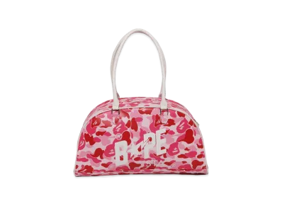 A BATHING APE Women's ABC Camo Bowling Bag "Pink"