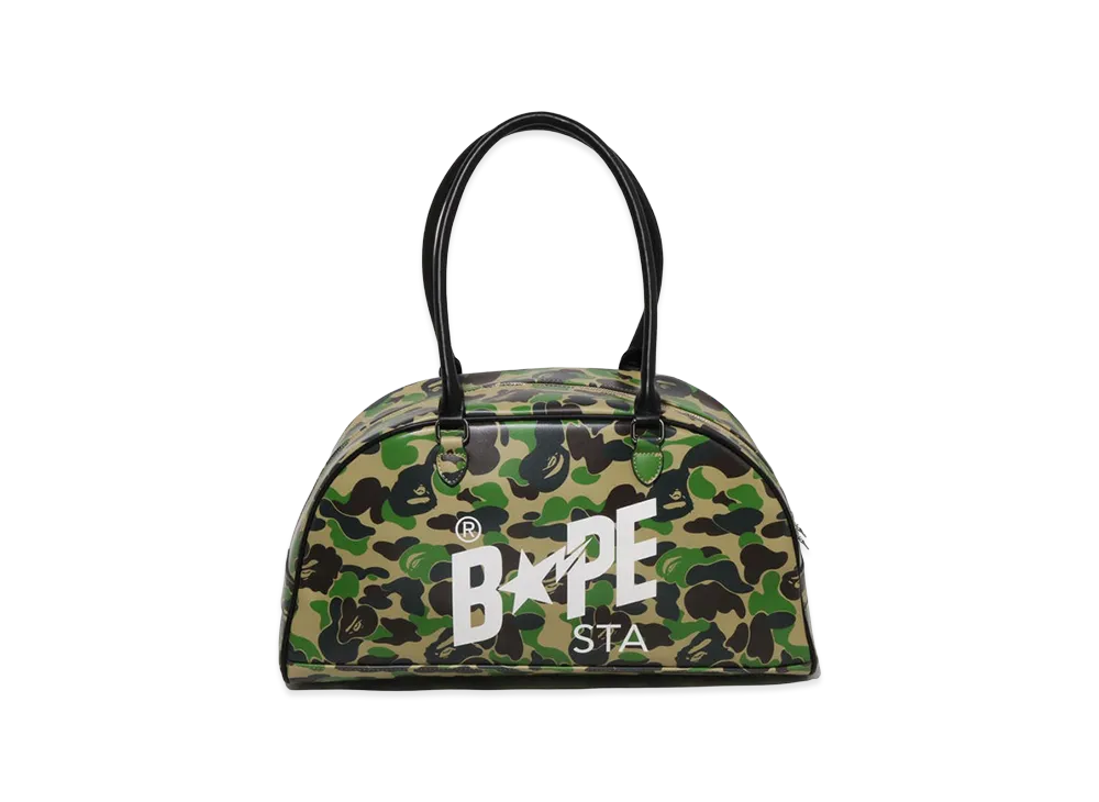 A BATHING APE Women's ABC Camo Bowling Bag "Green"