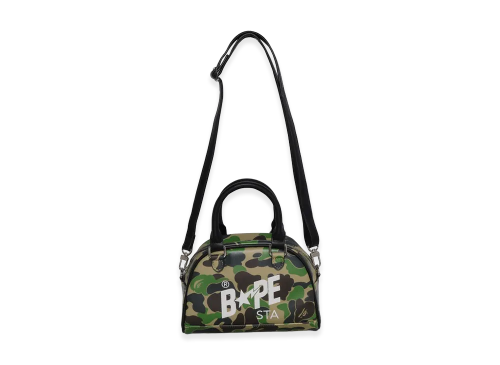 A BATHING APE Women's ABC Camo Mini Bowling Bag "Green"