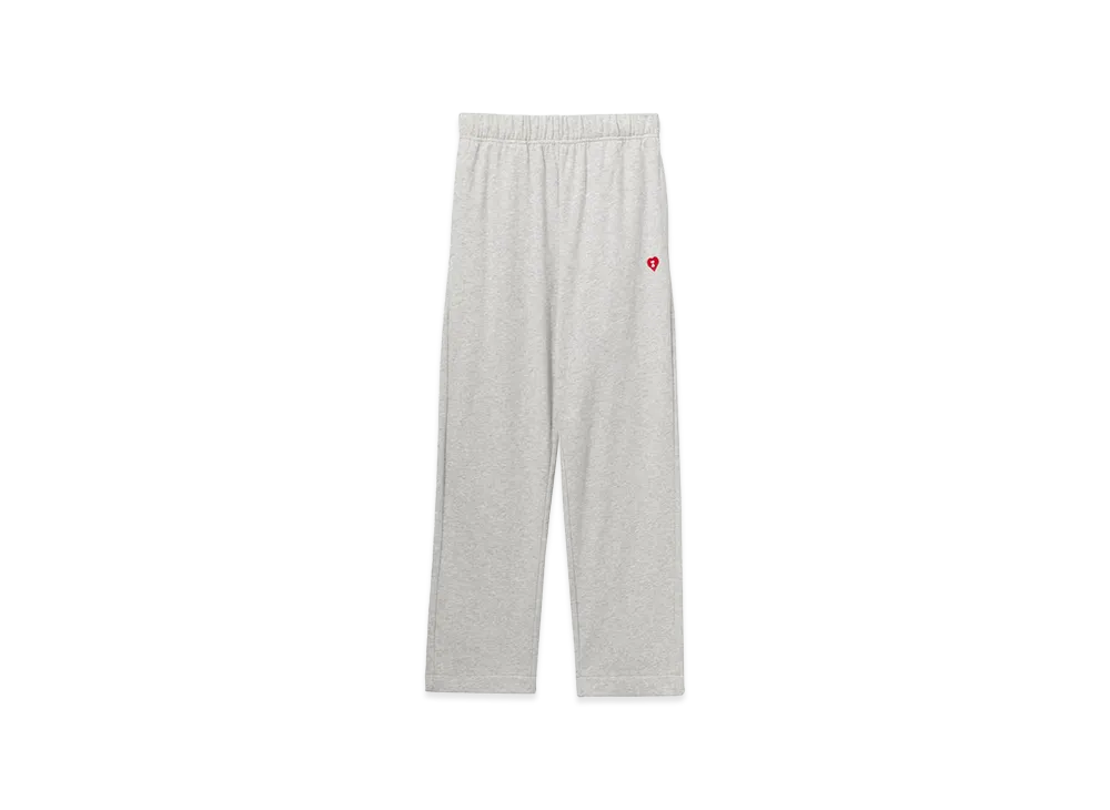 A BATHING APE Women's Heart Badge Sweat Pants "Gray"
