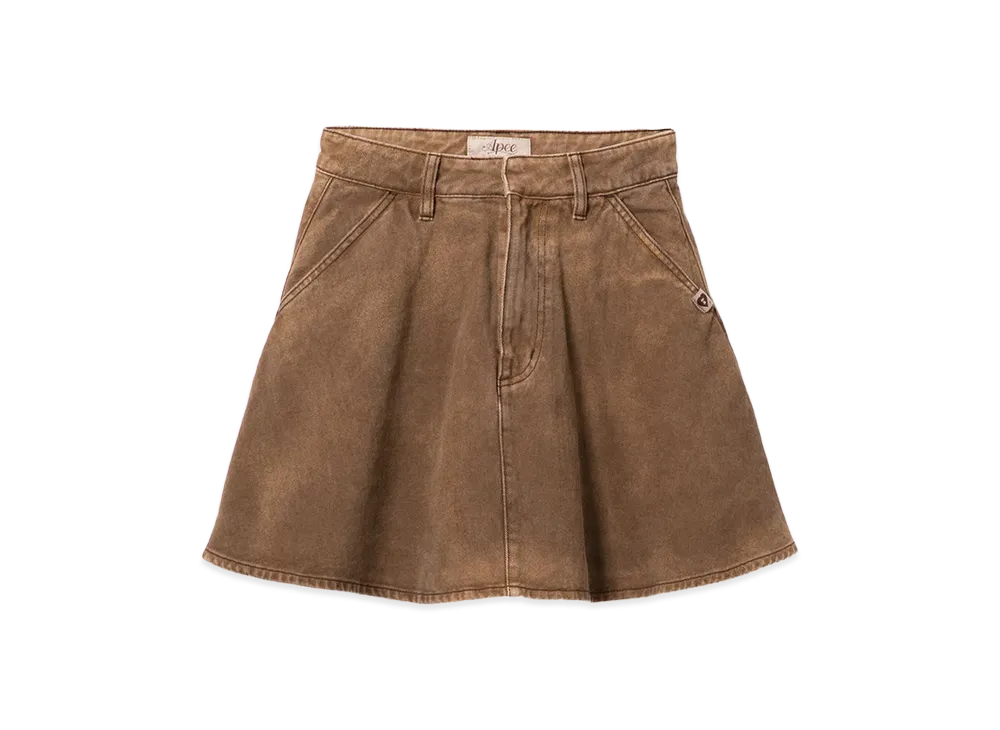 A BATHING APE Women's A-Line Skirt "Beige"