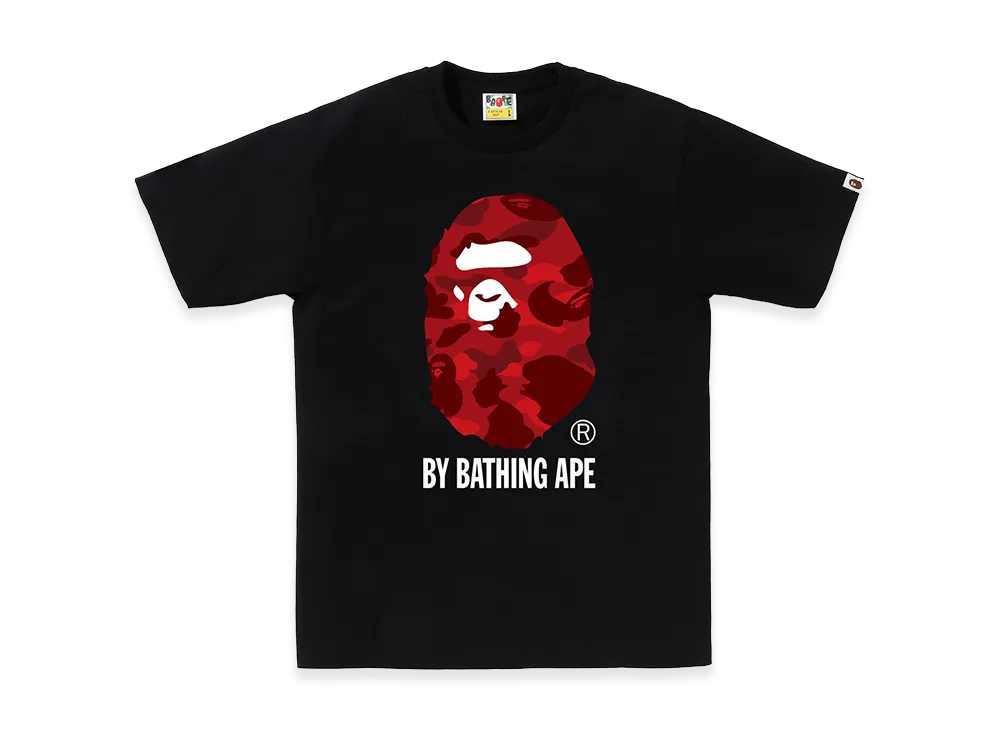 A BATHING APE By Bathing Ape Tee "Black/Red"