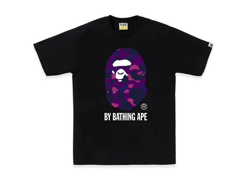 A BATHING APE By Bathing Ape Tee "Black/Purple"