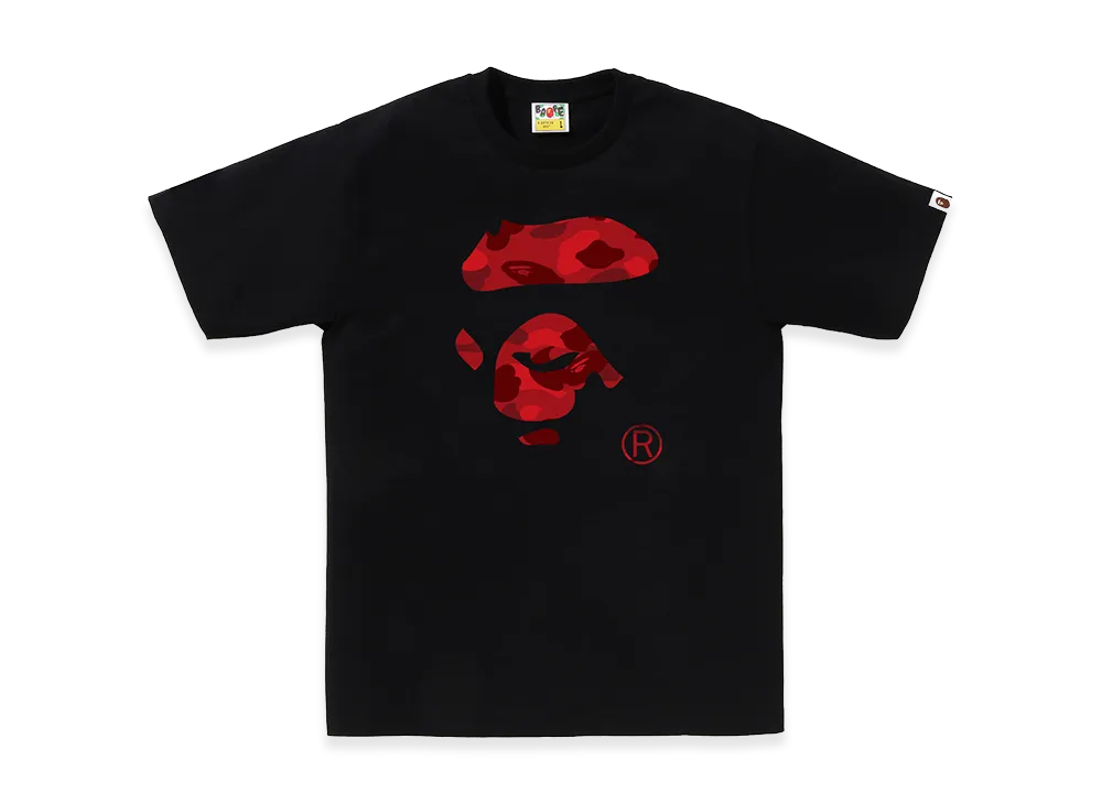 A BATHING APE Ape Face Tee "Black"