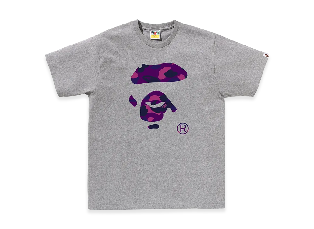 A BATHING APE Ape Face Tee "Gray"