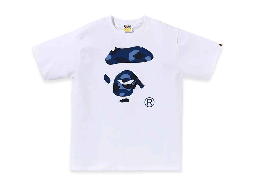 A BATHING APE Ape Face Tee "White"