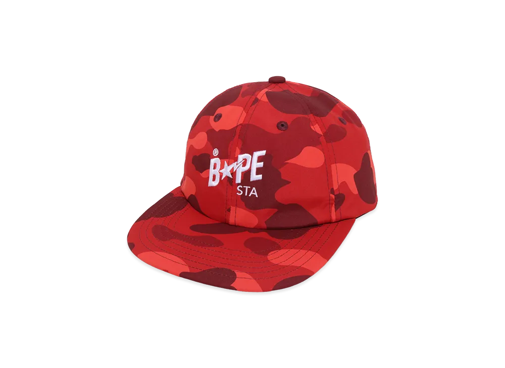 A BATHING APE Bape STA Panel Cap "Red"