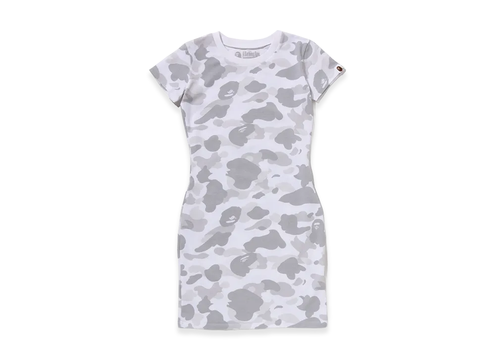 A BATHING APE Women's Jersey Dress "White"