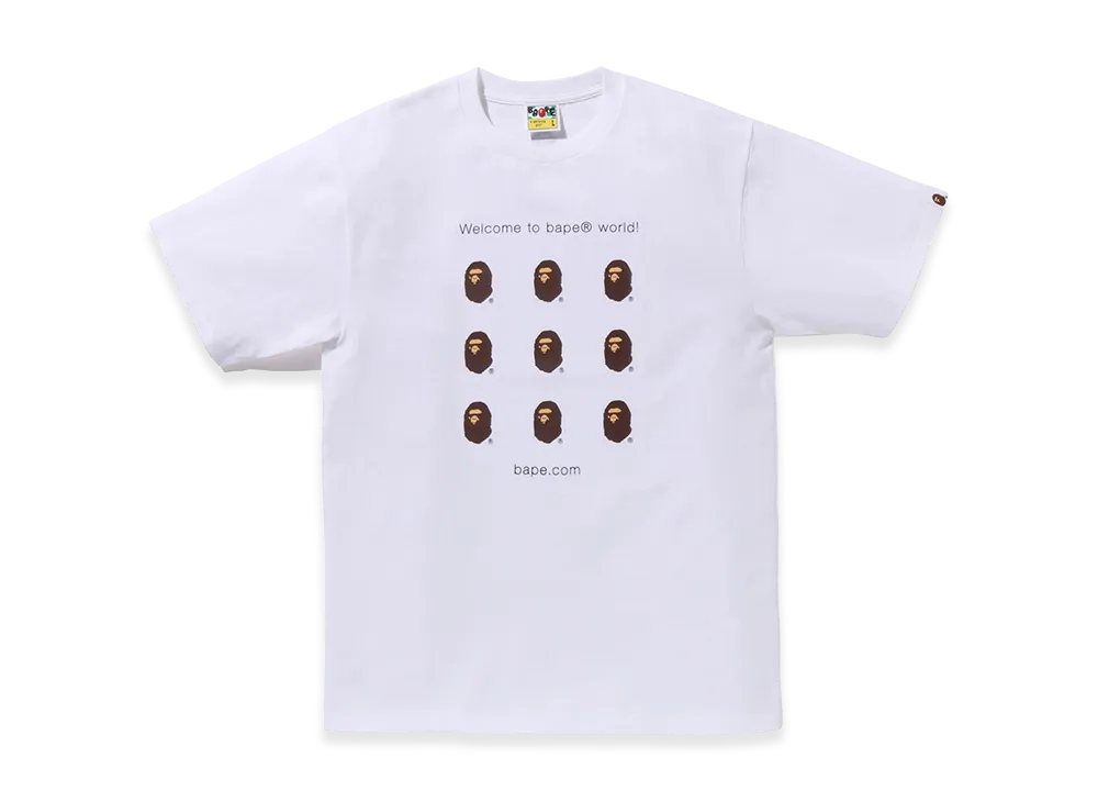 A BATHING APE Bape.Com Tee "White"