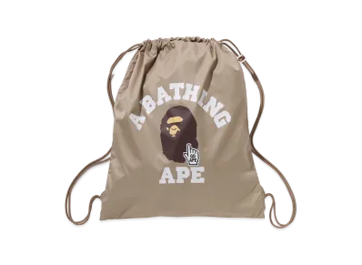 A BATHING APE Go Ape Pointer College Knapsack "Beige"