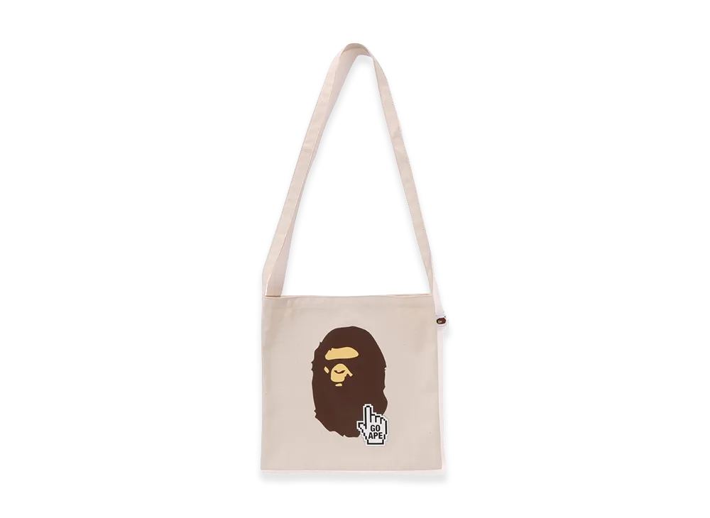A BATHING APE Bape Online Sacoche "White"