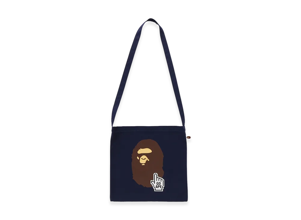 A BATHING APE Bape Online Sacoche "Navy"