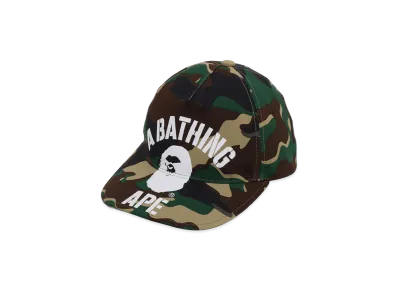 A BATHING APE Glitch Woodland Camo Cap "Green"